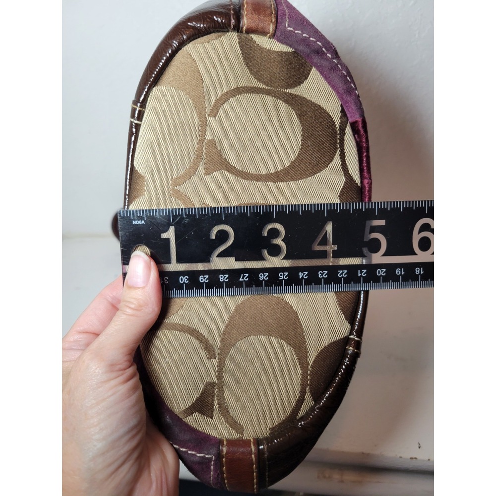 Vtg Coach Bleecker Legacy Patchwork Shoulder Bag Purse Hobo Boho - Read - Picture 9 of 17